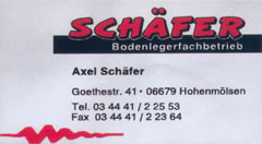 Schfer - Bodenlegerfachbetrieb